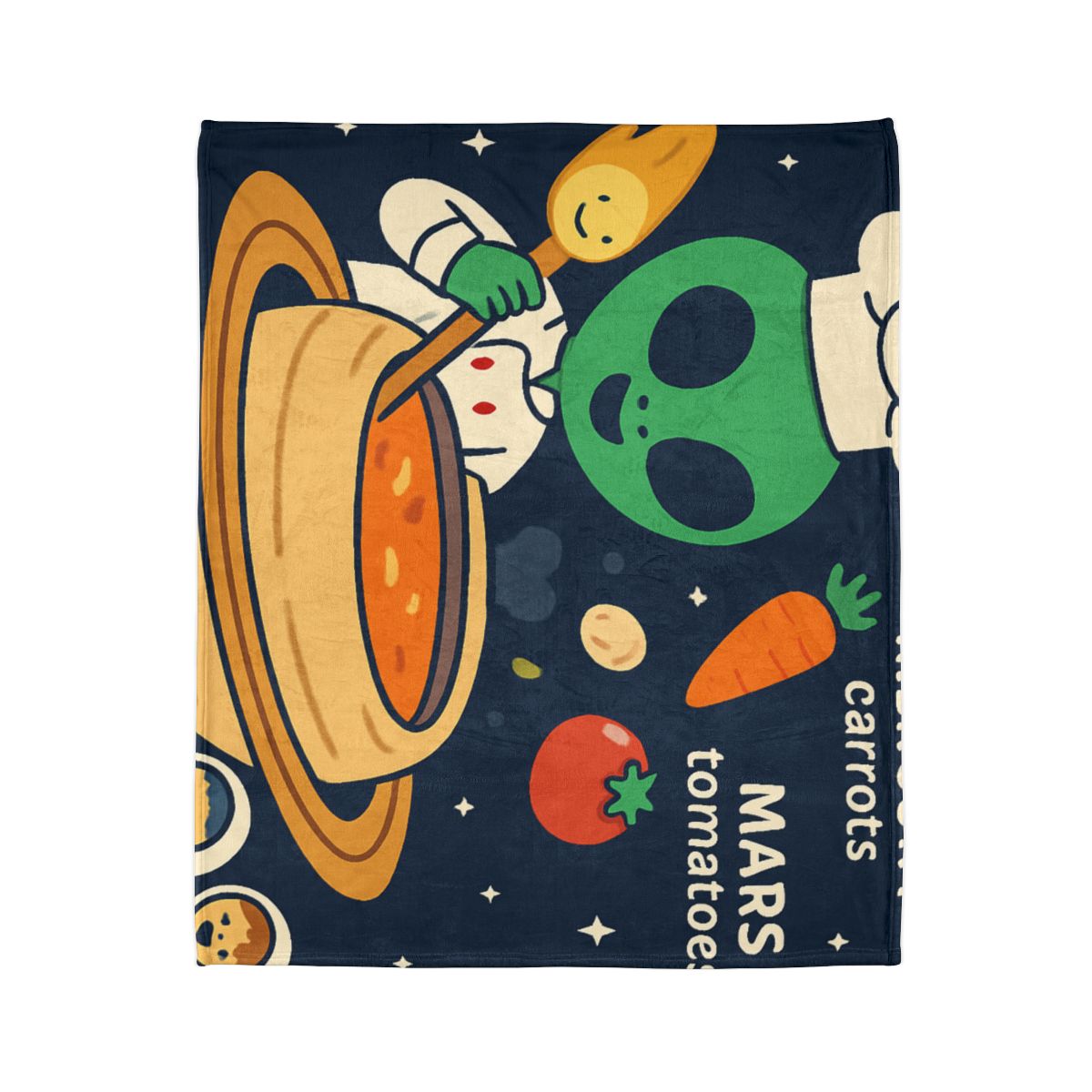 Solar System Soup Kitchen designer printed blankets