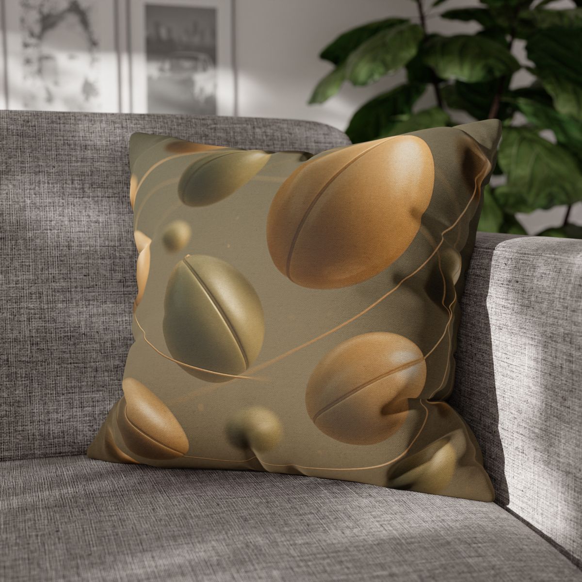 Seed Pod Orbit Cluster custom pillow cases