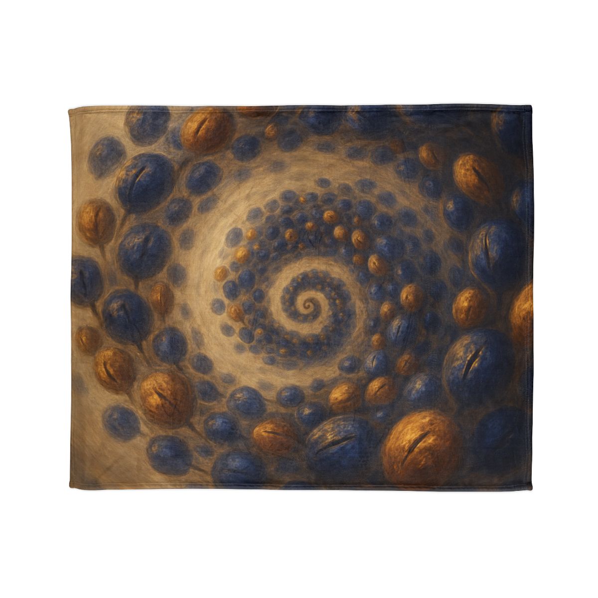 Spiral Seed Cluster decorative home blankets