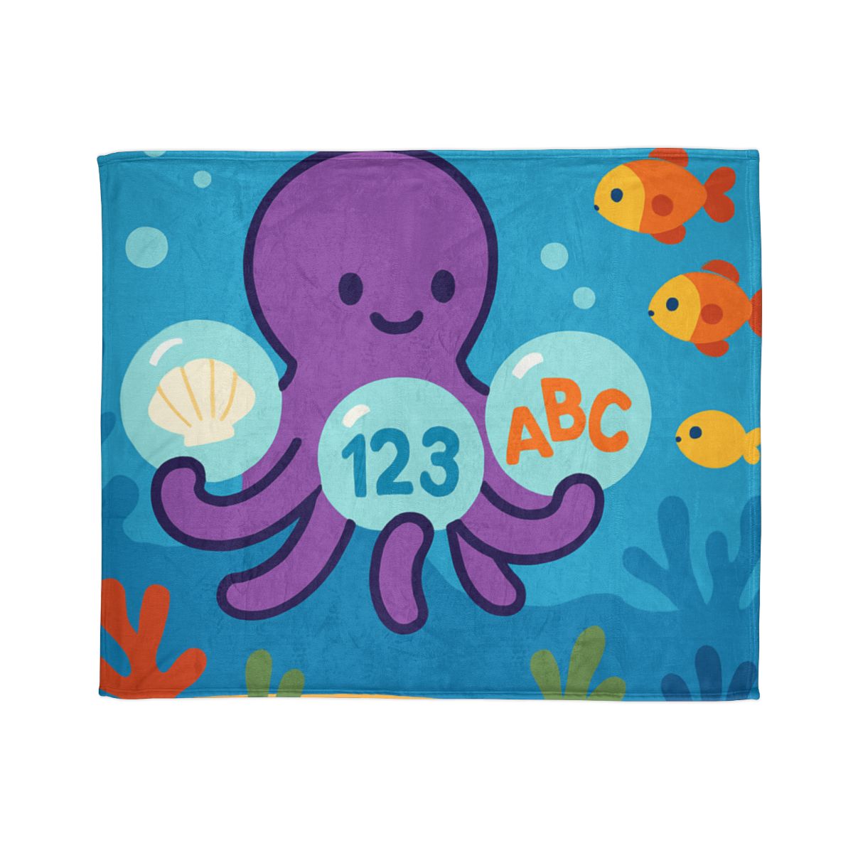 Octopus Library Of Bubble Books trendy patterned blankets