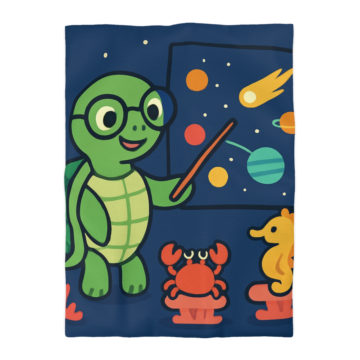 Comet Classroom Turtle stylish duvet covers