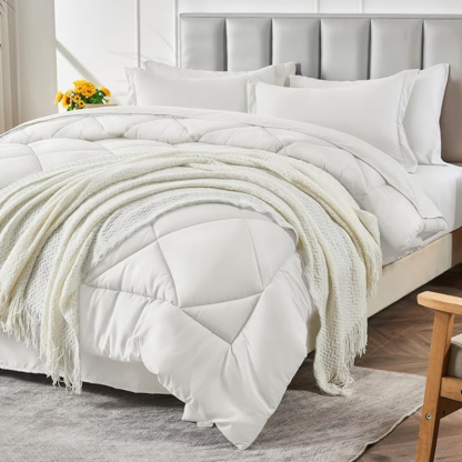 7 Pieces Comforter Set For All Seasons
