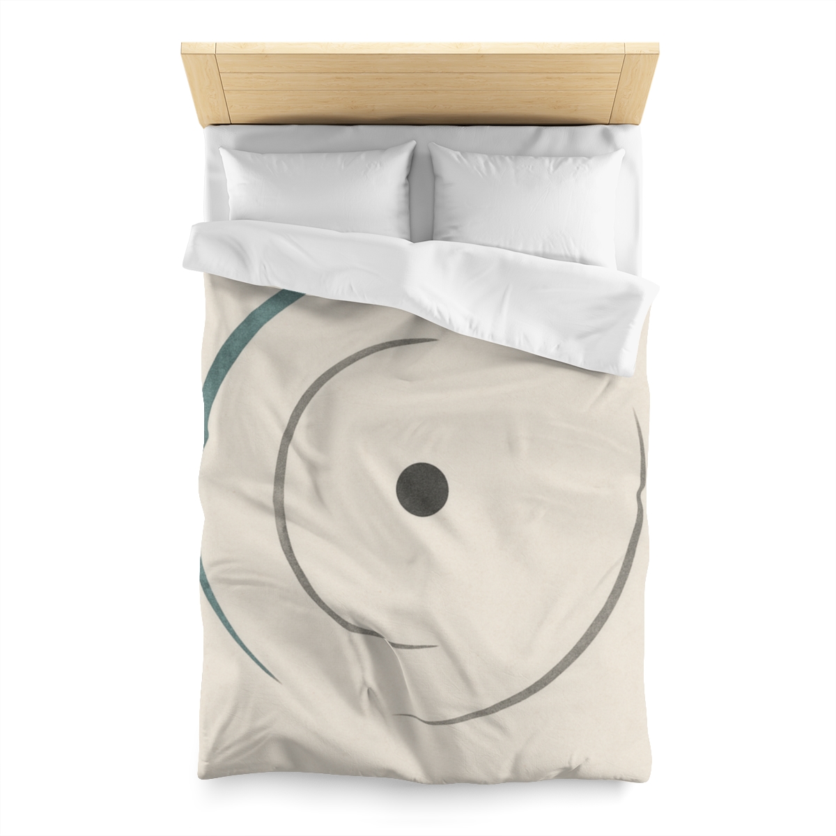 Twin Arcs And Centered Dot unique patterned duvets