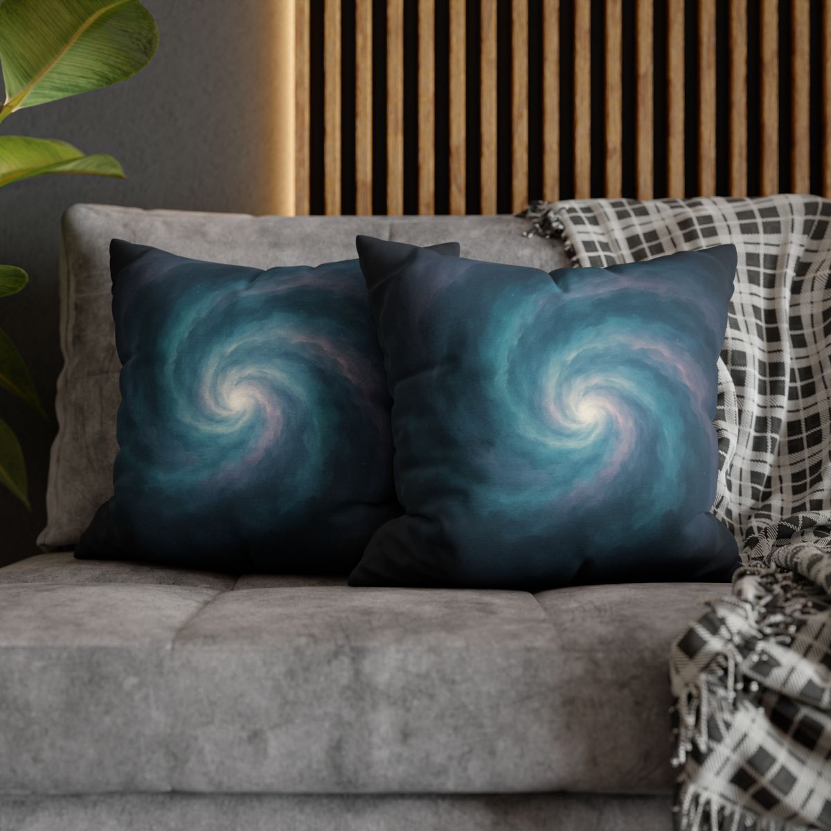 Nebula Spiral Haze trendy patterned pillow cases