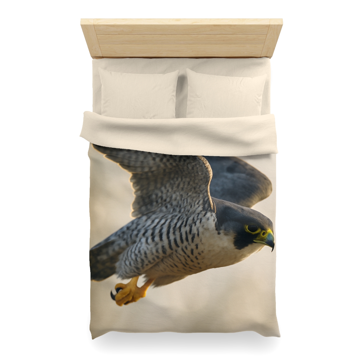 Sky Bolt Peregrine Falcon warm winter duvets