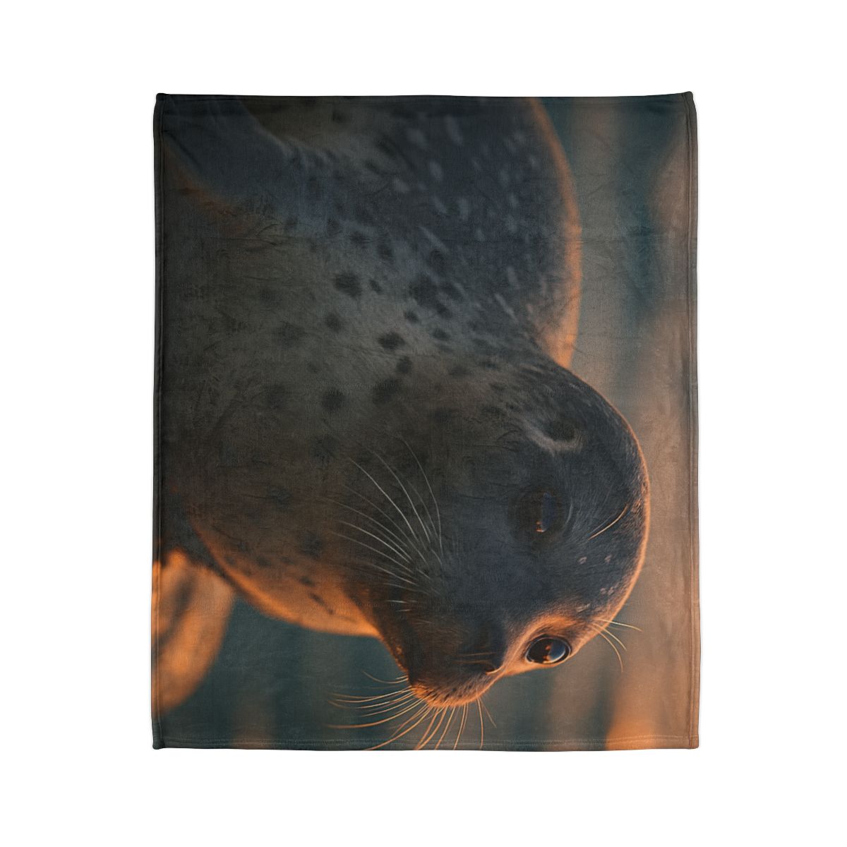 Moonlit Drift Harbor Seal decorative home blankets