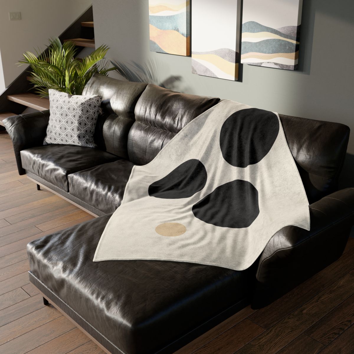 Asymmetric Dot Cluster trendy patterned blankets