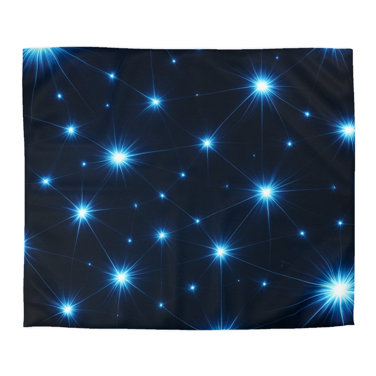 Photon Burst Constellation personalized bedding duvets