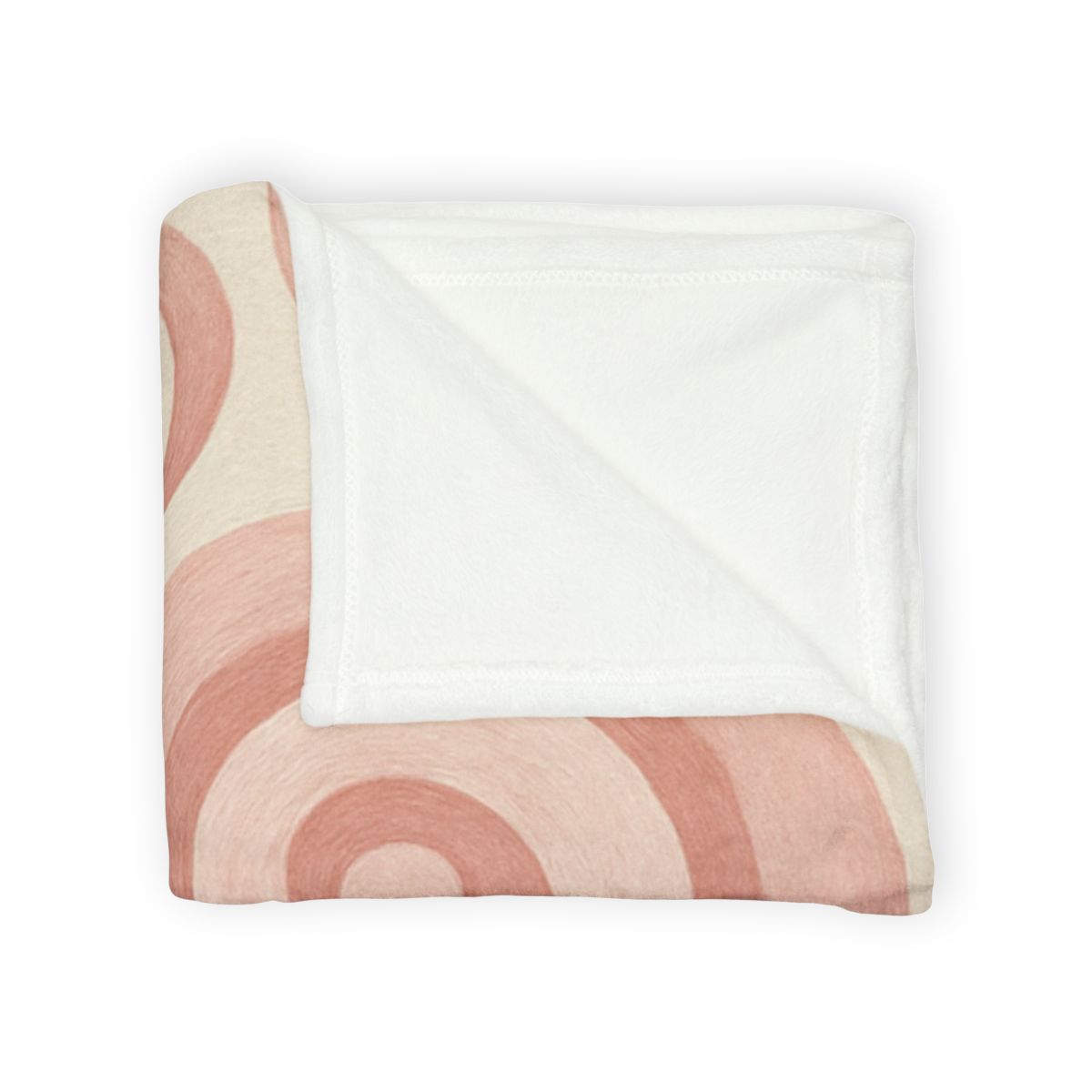 Curling Bud Spiral personalized cozy blankets