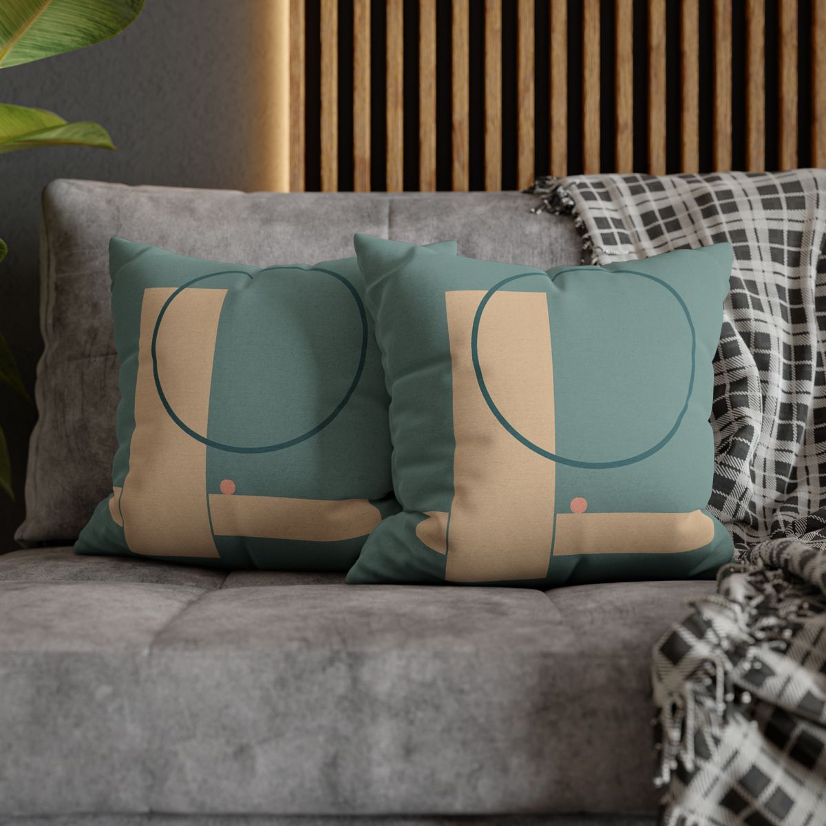 Quiet Triad With Open Ring trendy patterned pillow cases