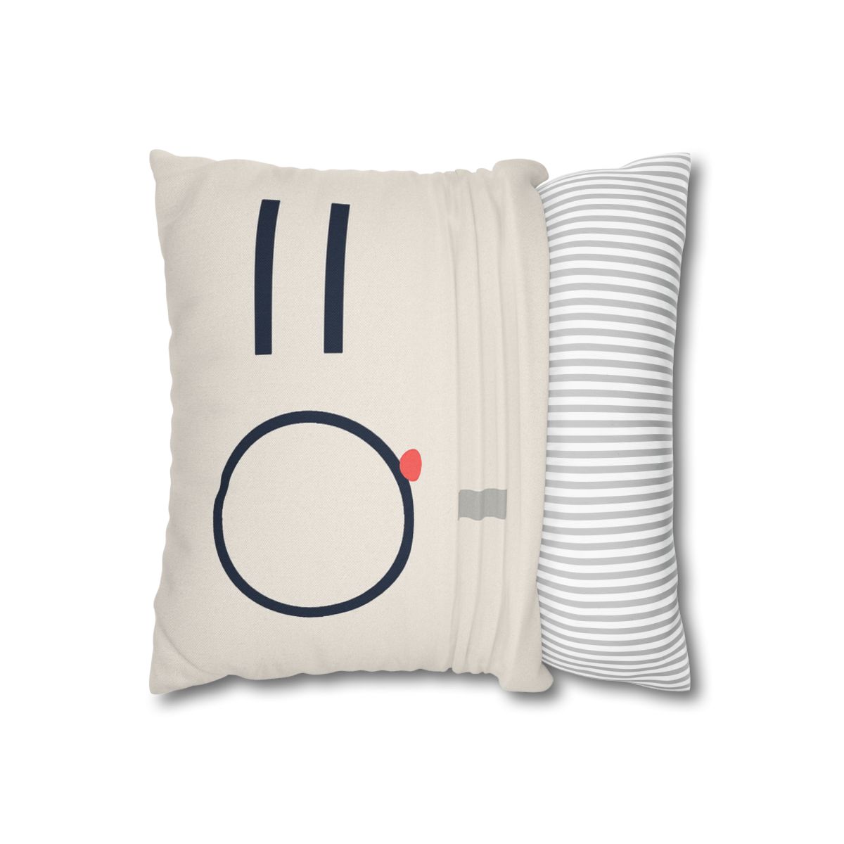 Quiet Orbit With Offset Bars designer print pillow cases