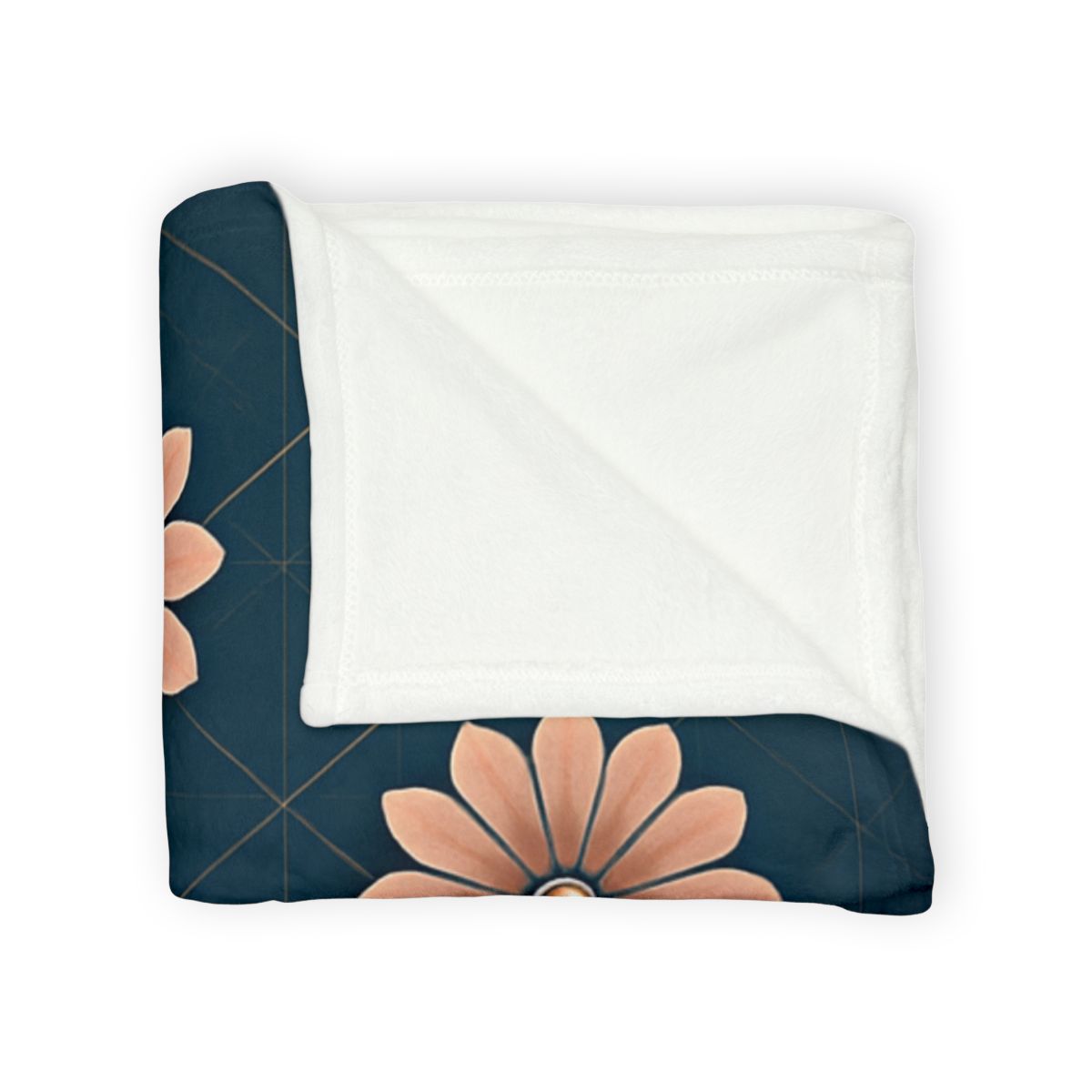 Blossom Orbit Grid decorative home blankets