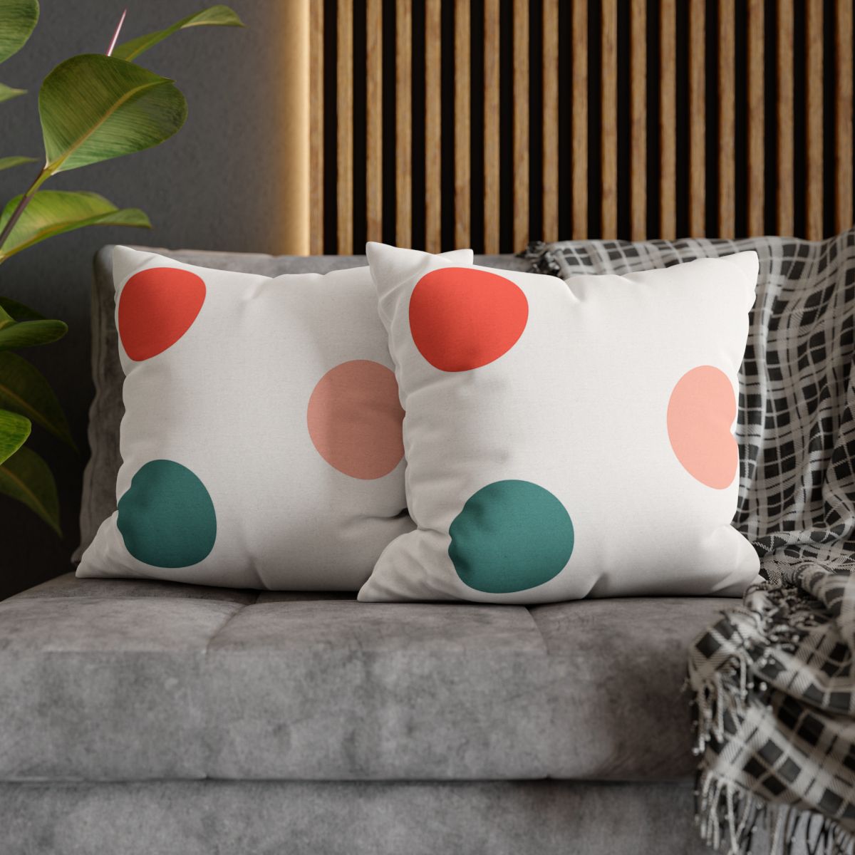 Three Point Triangle Rhythm soft cotton pillow cases