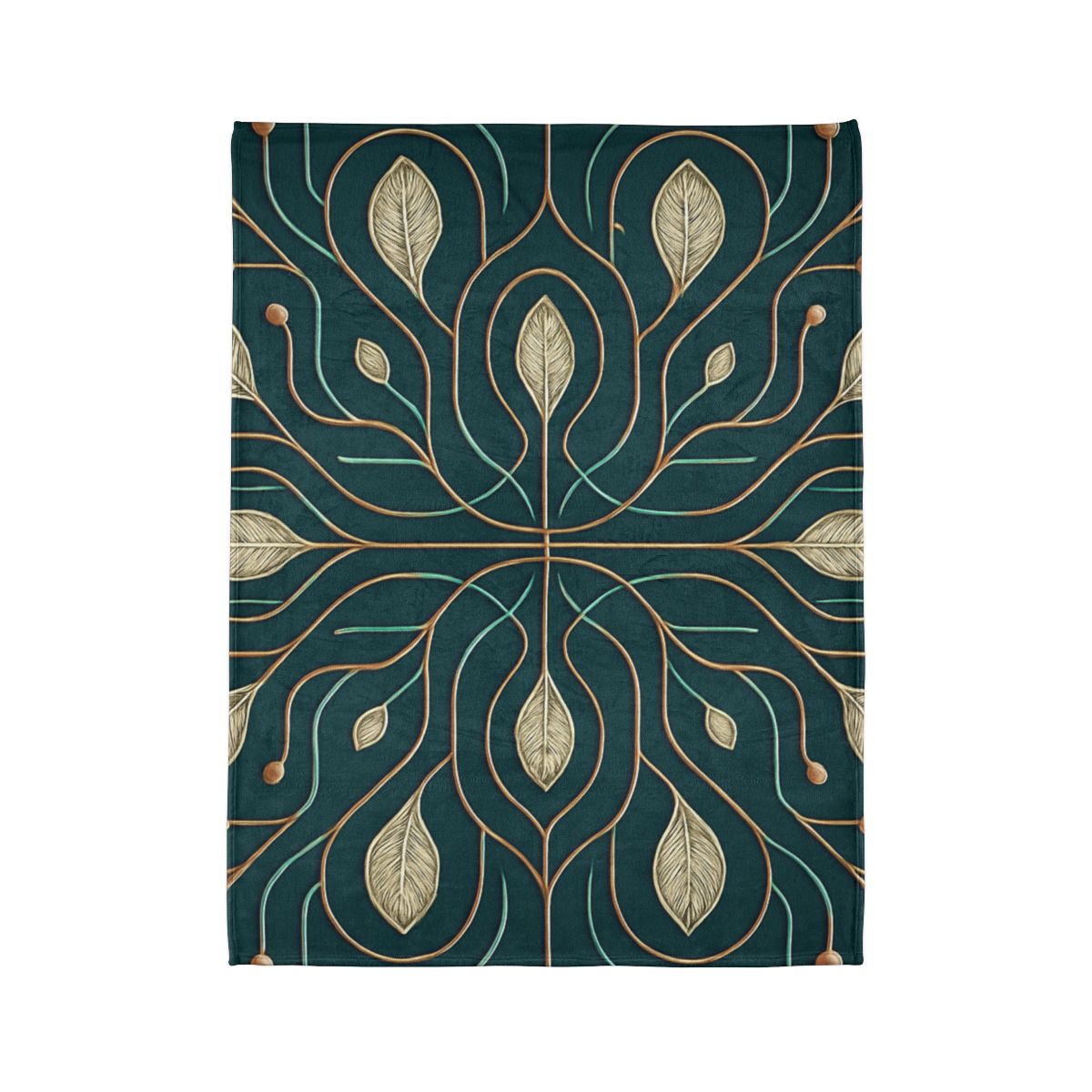 Vine Circuit Lattice custom blankets