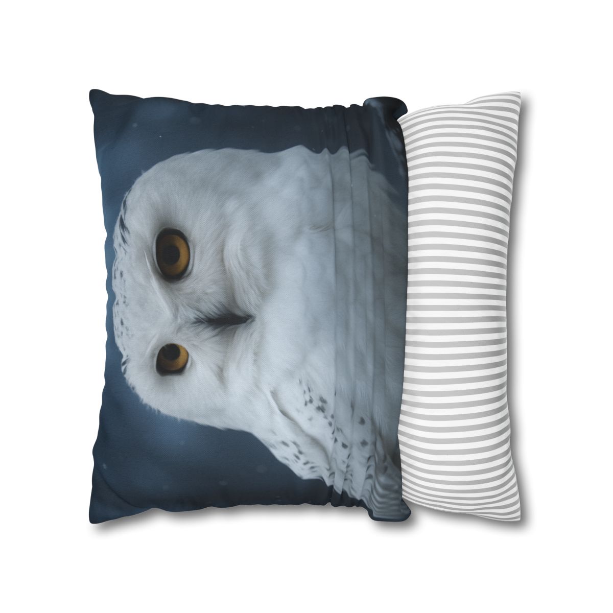 Twilight Watcher Snowy Owl personalized pillow covers