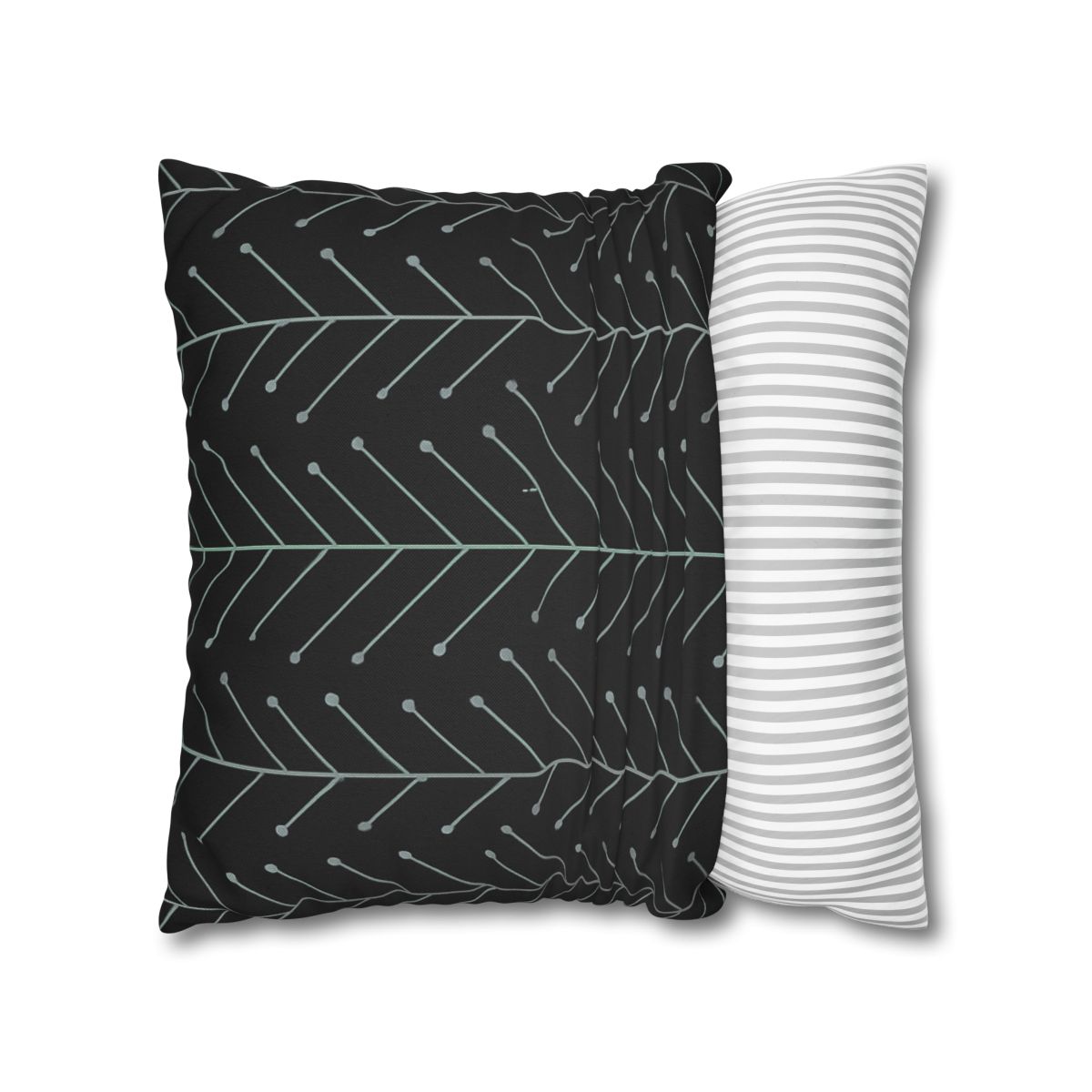 Leaf Venation Circuitry personalized pillow covers