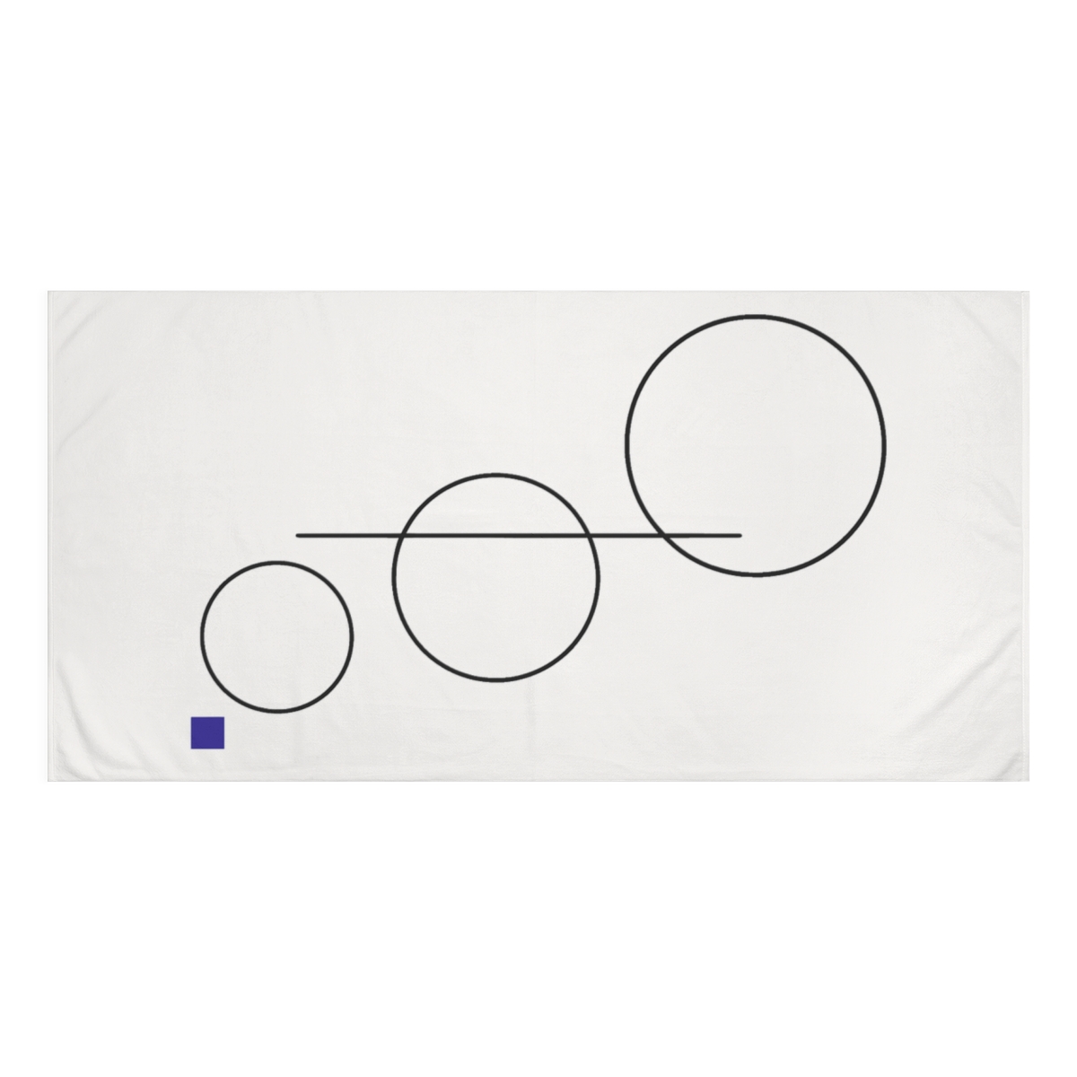 Three Rings And One Shared Axis stylish beach towels
