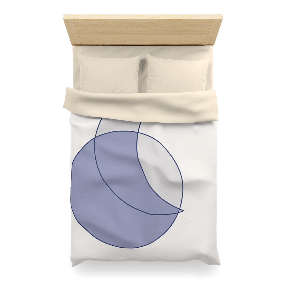 Intersecting Arc Duo designer printed duvets