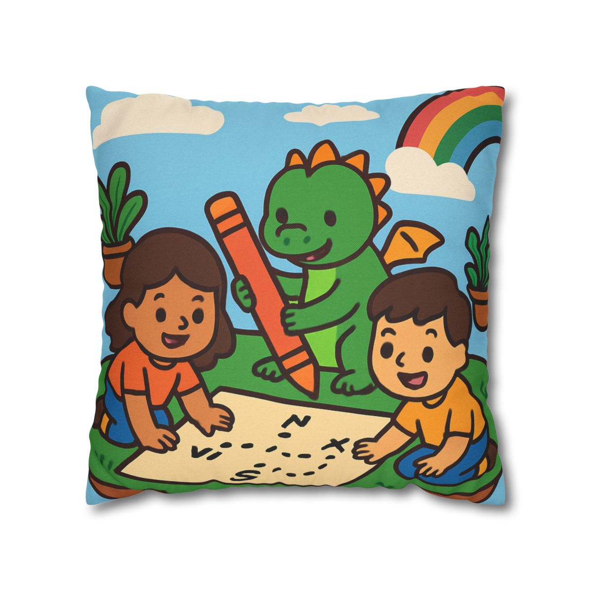 Sky Garden Map Makers With A Baby Dragon unique gift pillow cases