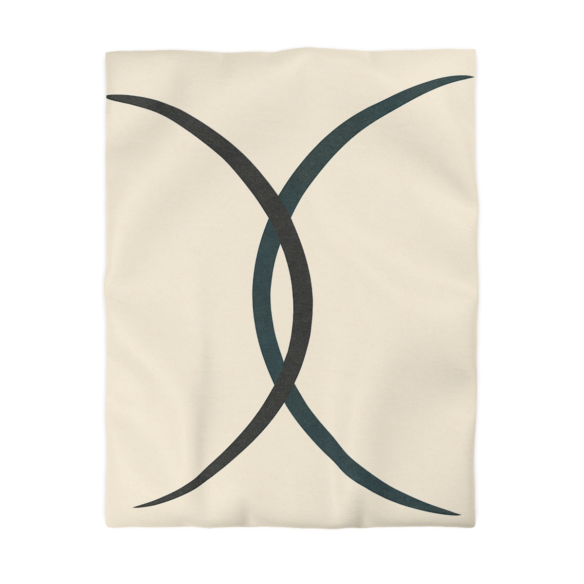 Intersecting Arc Duo Balanced unique patterned duvets