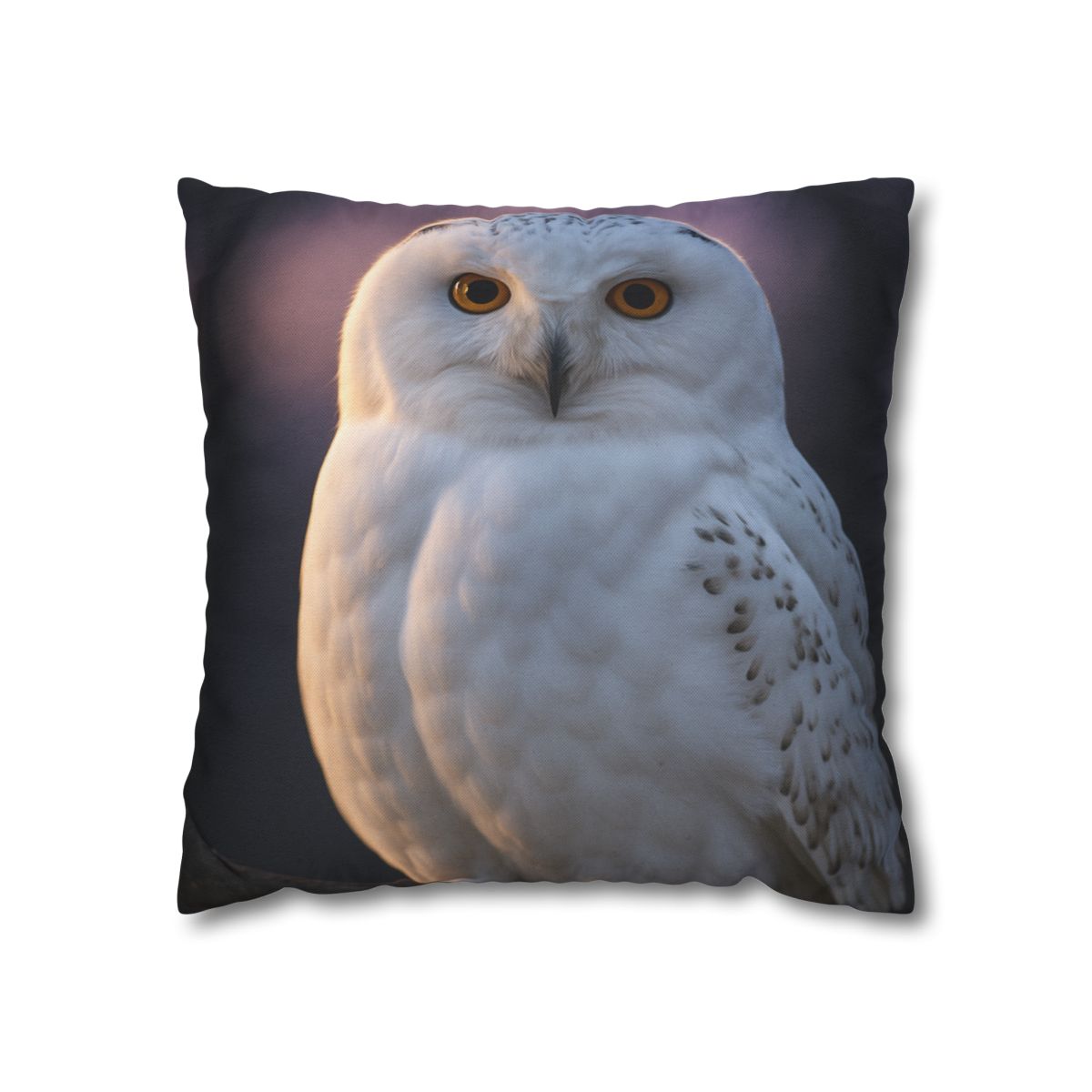 Twilight Watcher Snowy Owl unique gift pillow cases