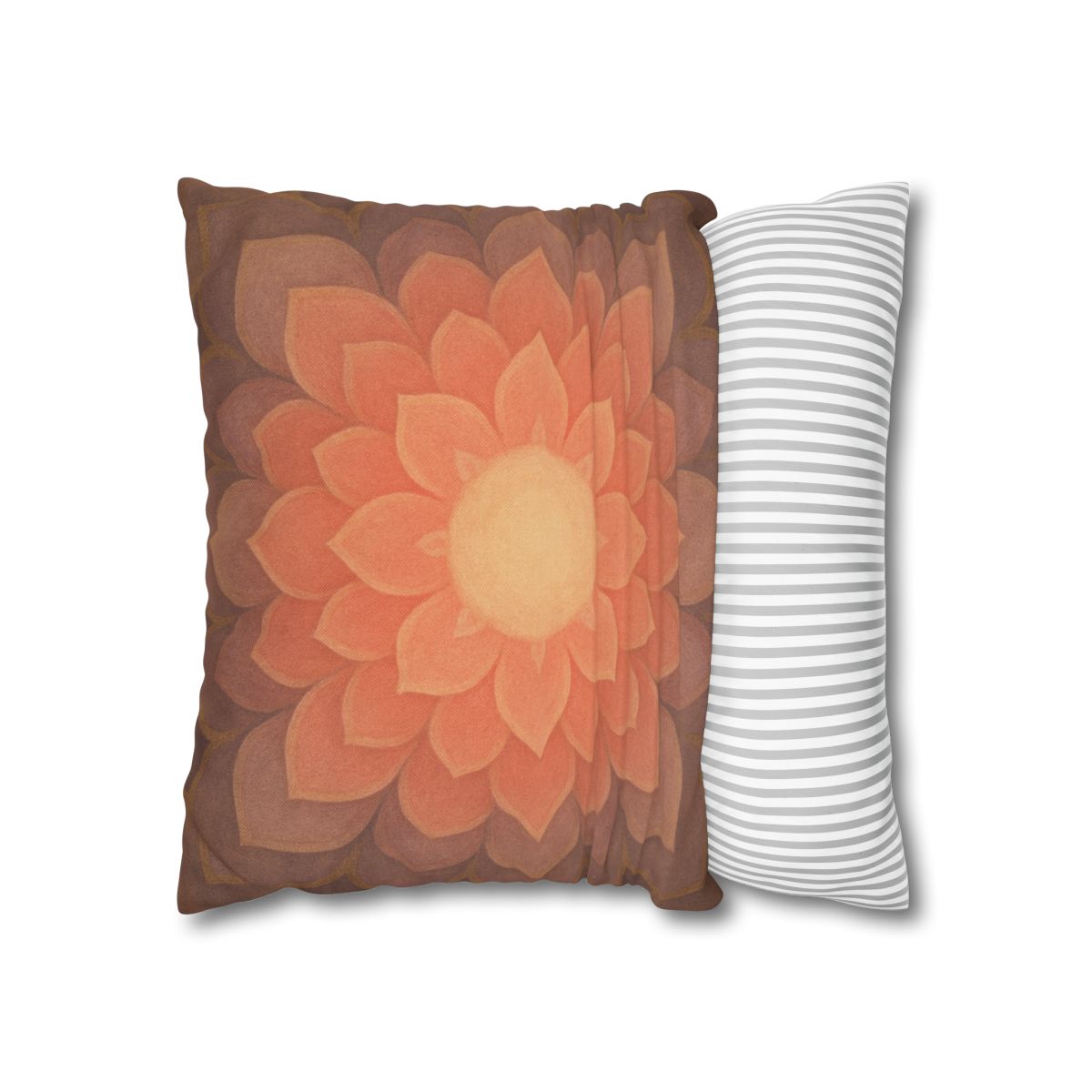 Petal Mandala Overlay stylish decorative pillowcases