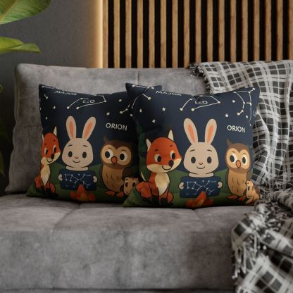 Constellation Campfire Critters comfortable bedding pillow covers