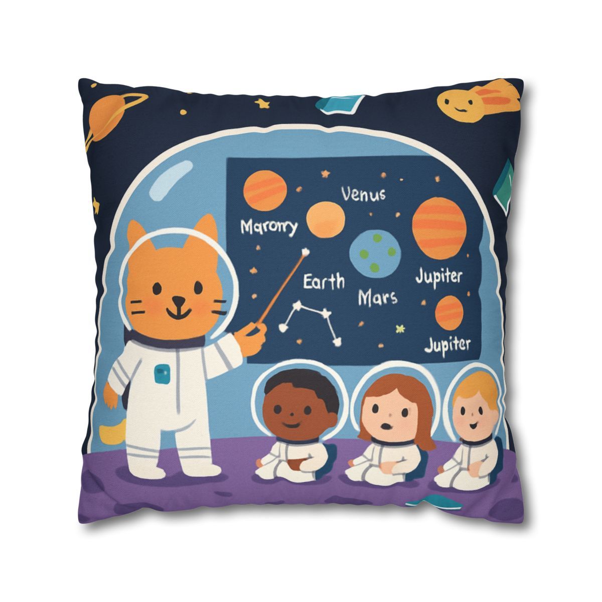 Comet Classroom In A Bubble Dome stylish decorative pillowcases