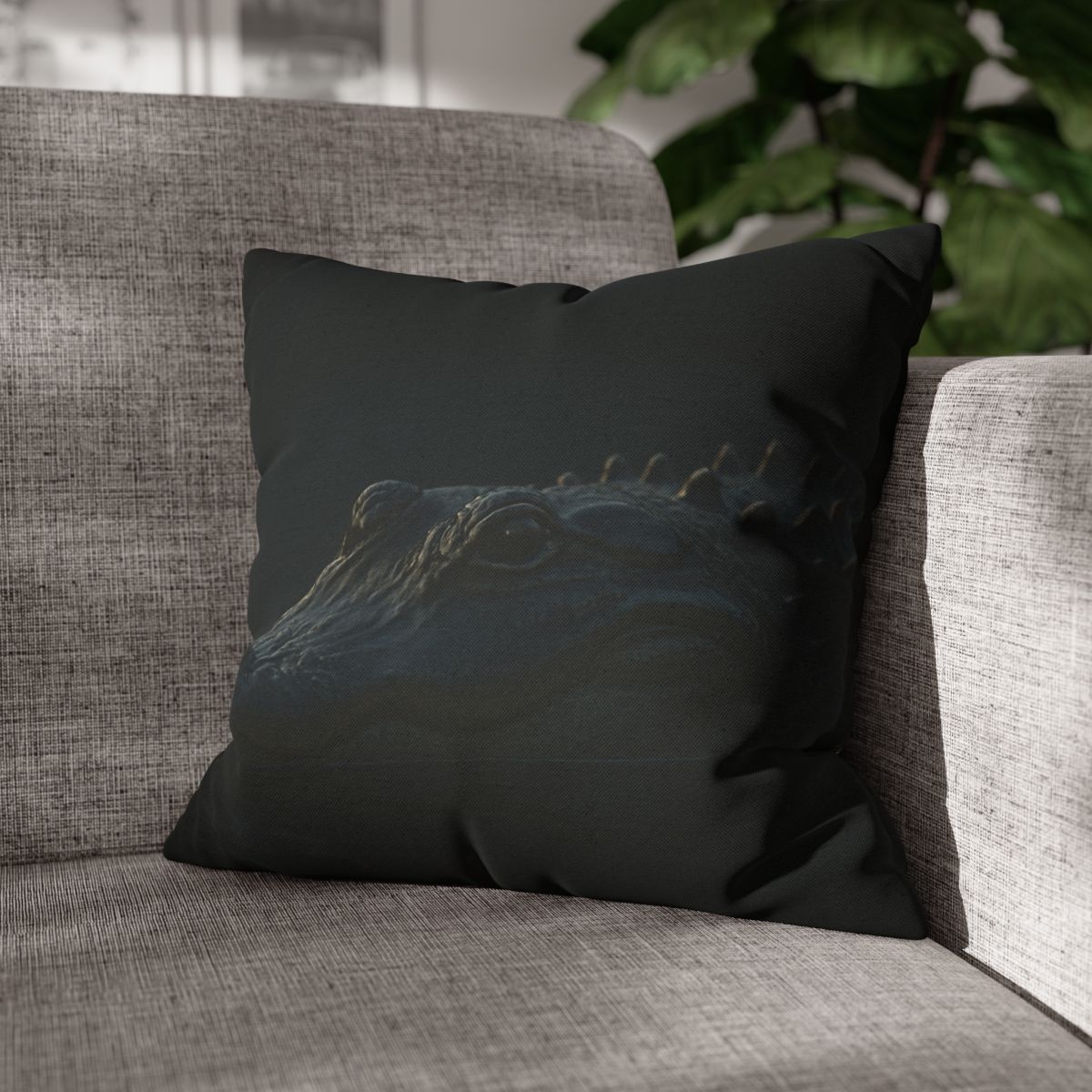 Moonlit Stillness American Alligator trendy patterned pillow cases