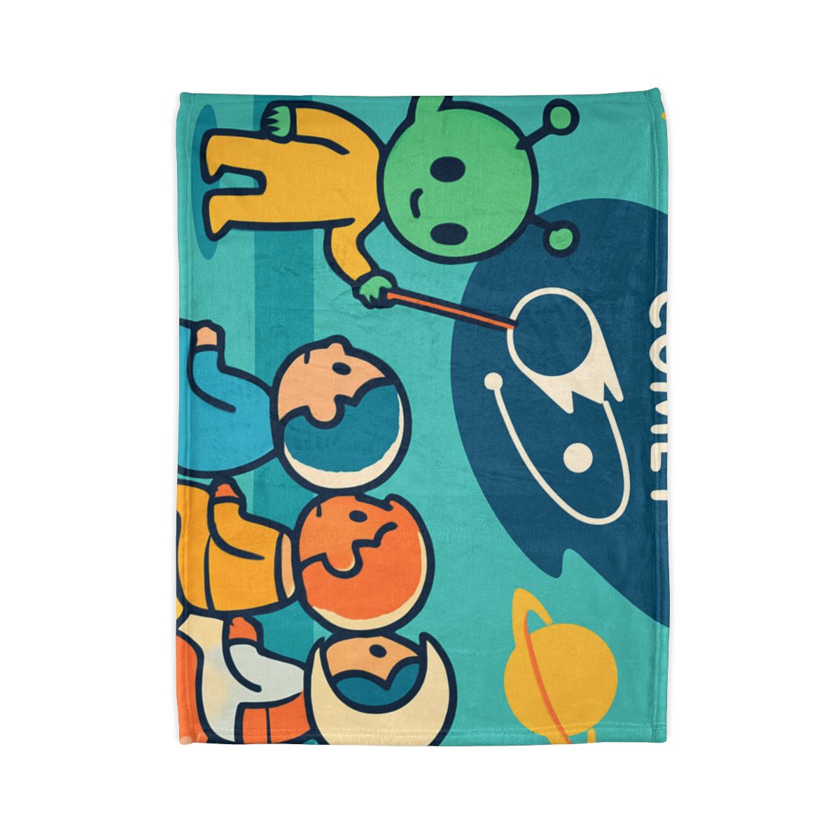 Comet Classroom On A Bubble Planet unique gift blanketscustom blankets