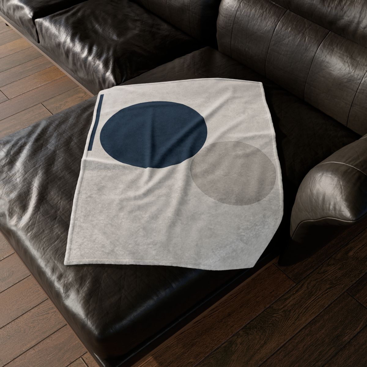 Three Orbiting Forms decorative home blankets