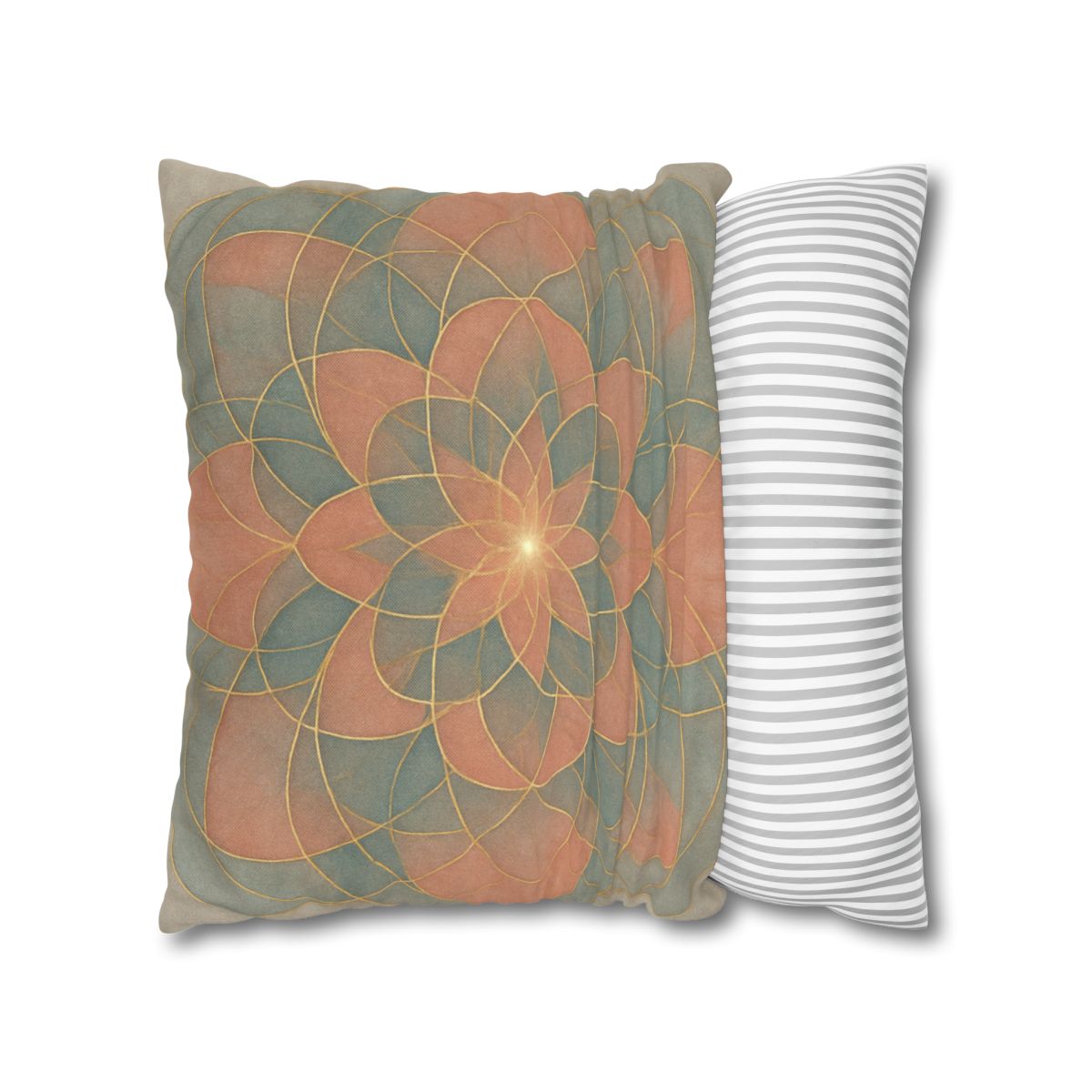 Petal Orbit Lattice soft cotton pillow cases