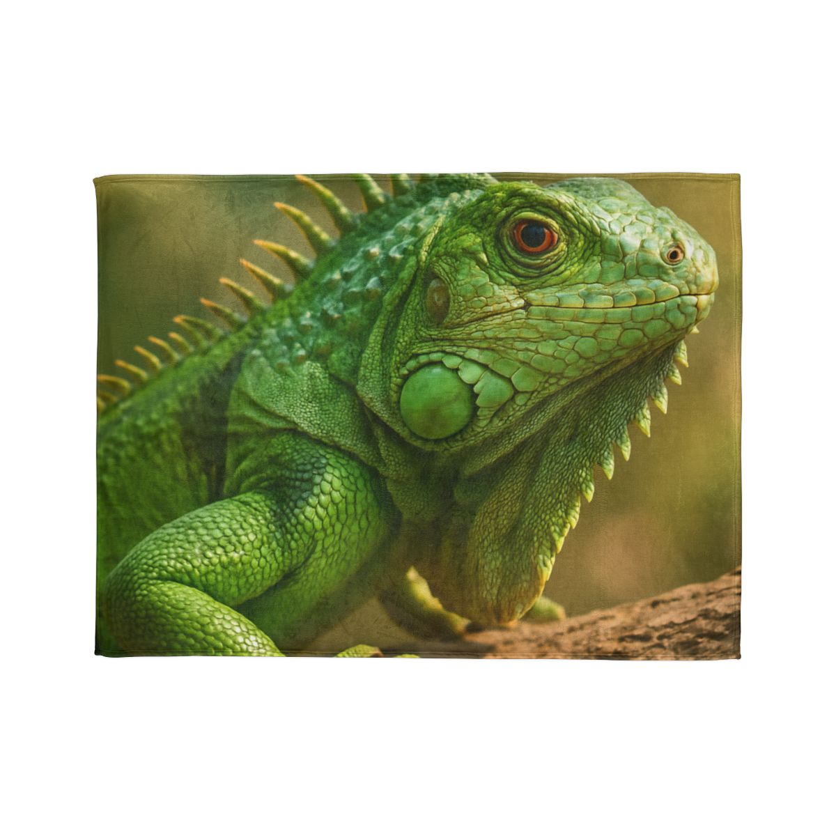 Green Iguana Sun Poise custom blankets