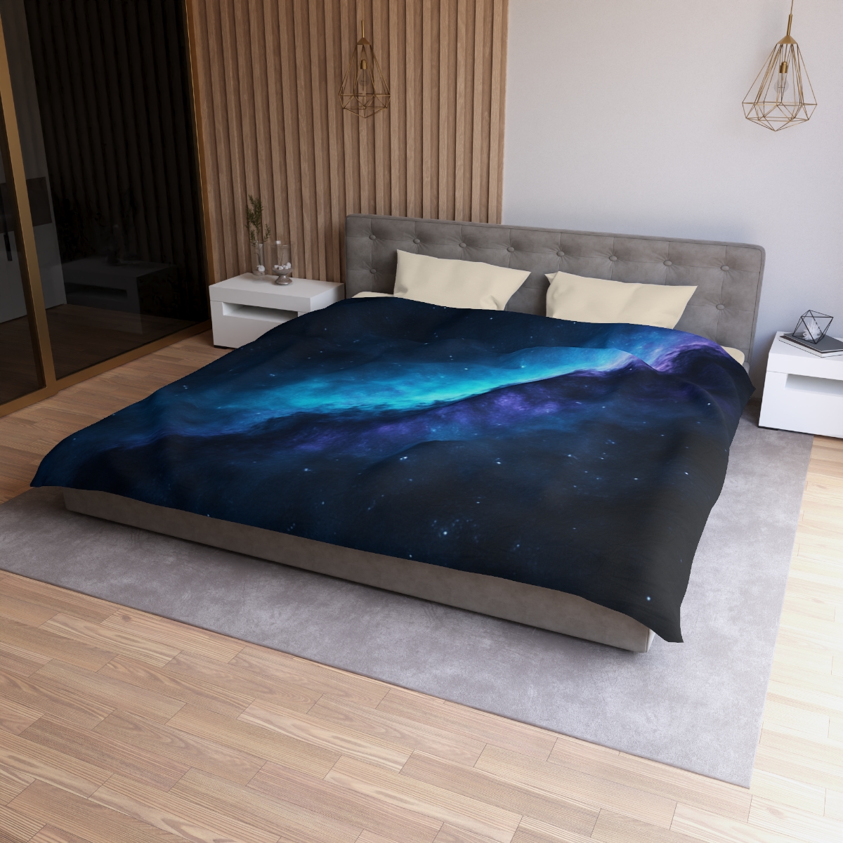 Luminous Horizon Rift soft comforter duvets