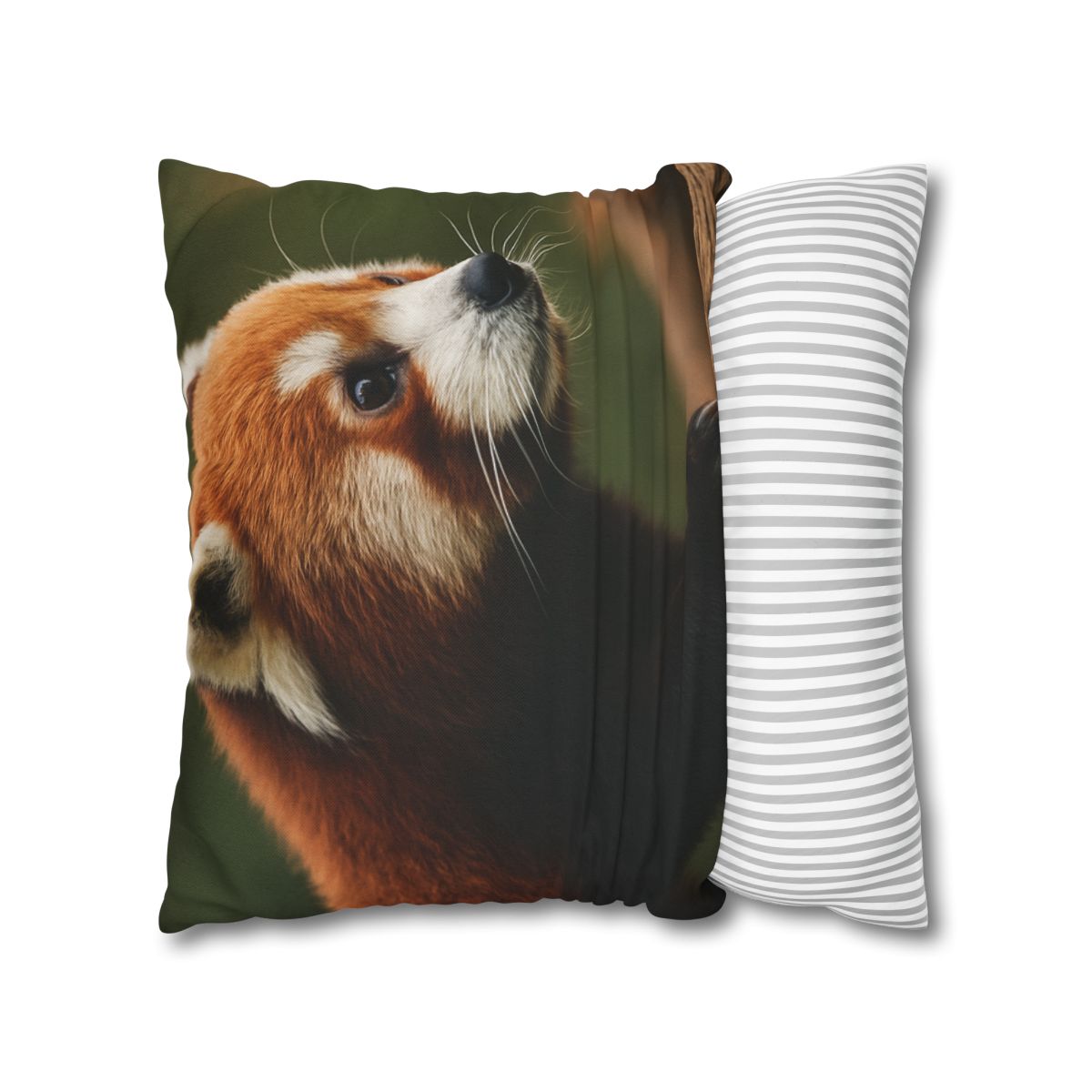 Bamboo Climber Red Panda trendy patterned pillow cases