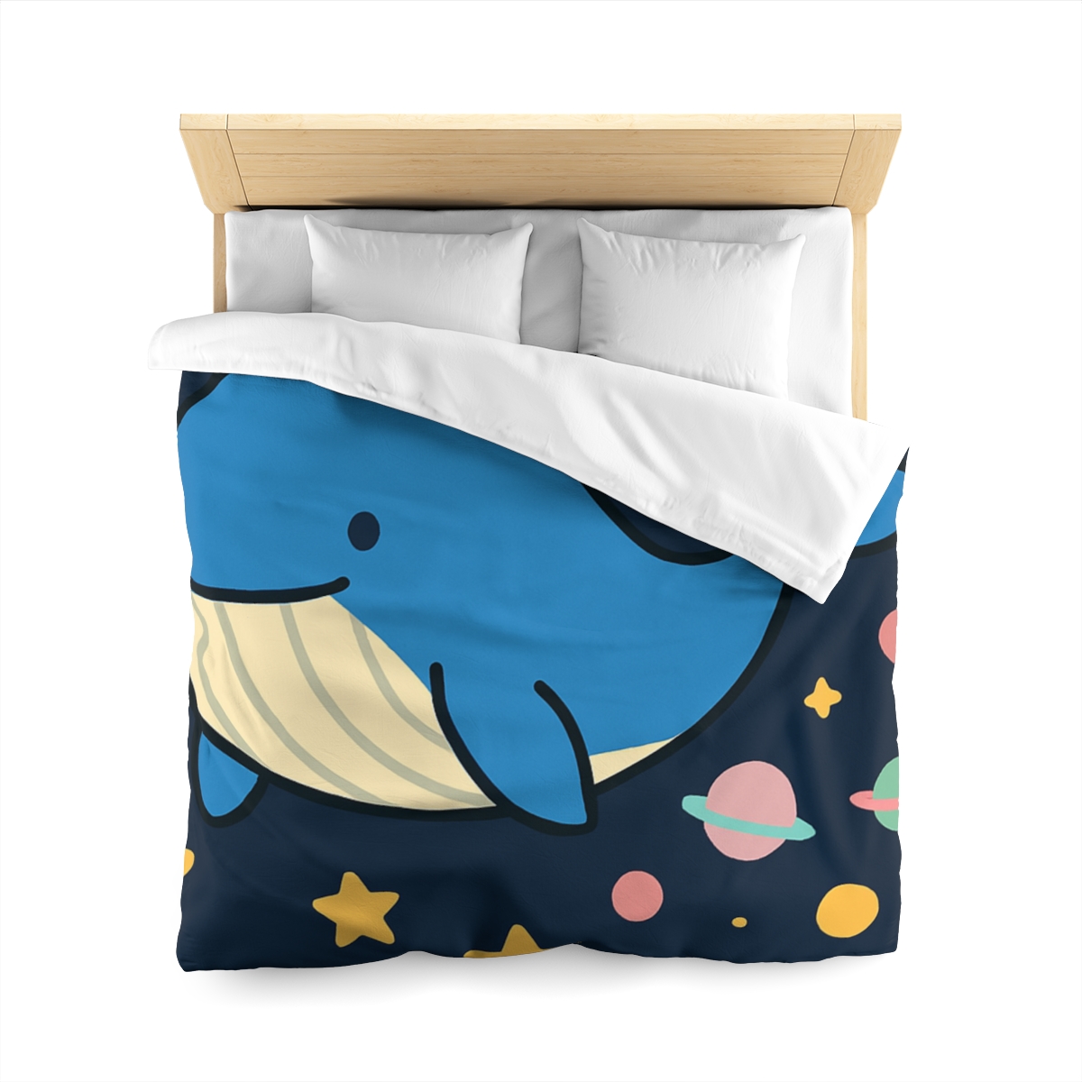 Starry Whale Adventure soft comforter duvets