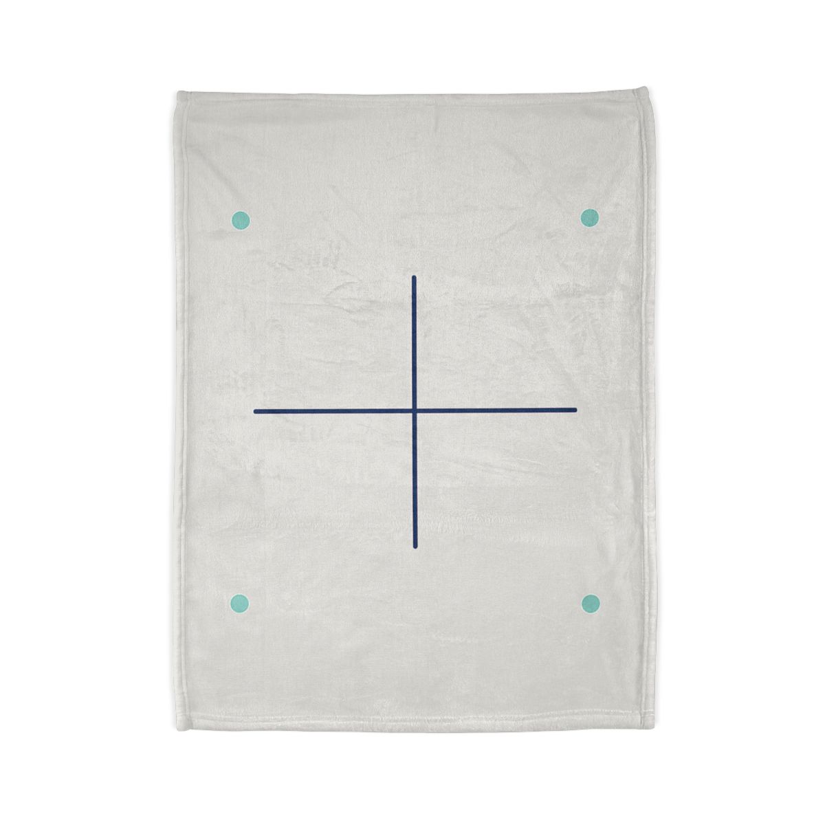 Sparse Meridian Cross And Dots decorative home blankets
