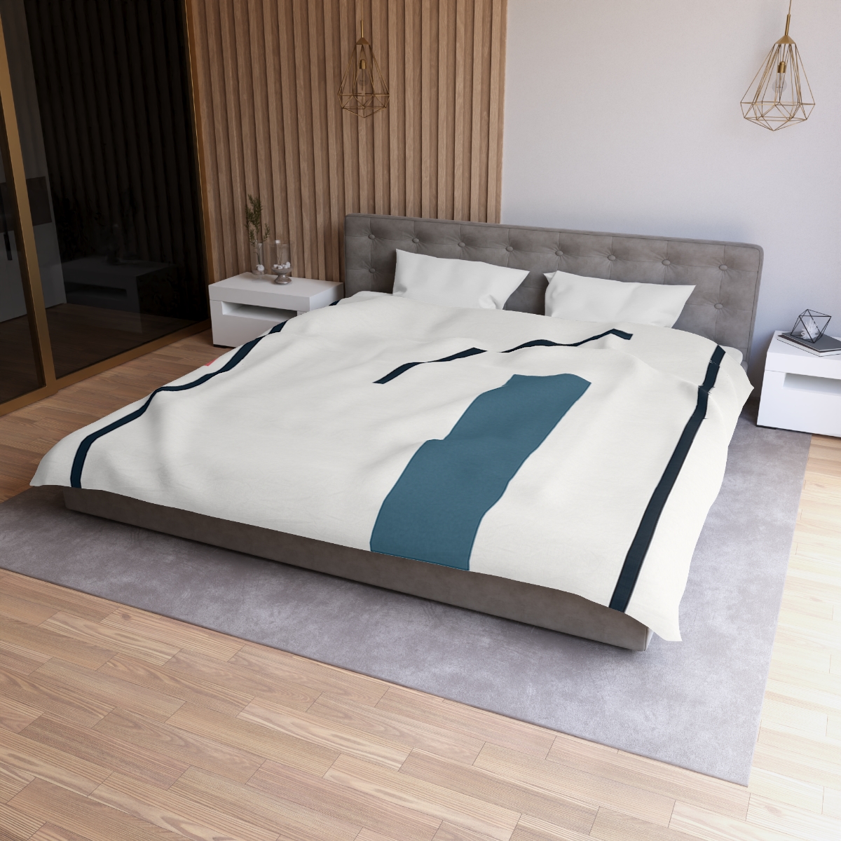 Split Frame With Rising Arc duvets for gifts