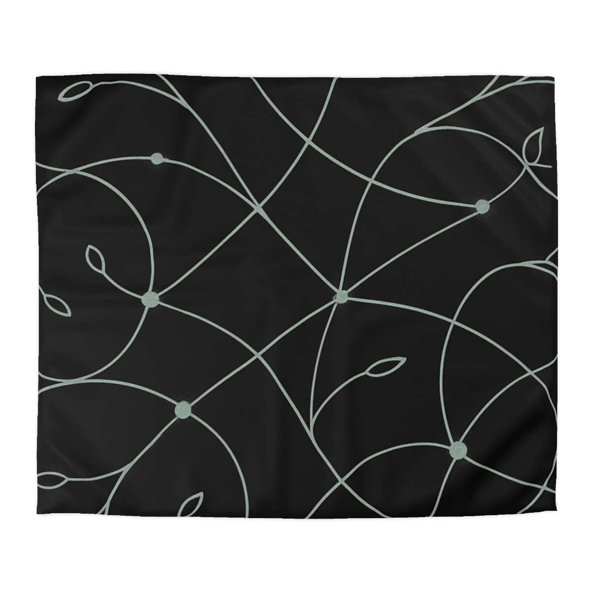 Vine Lattice Constellation Map designer printed duvets