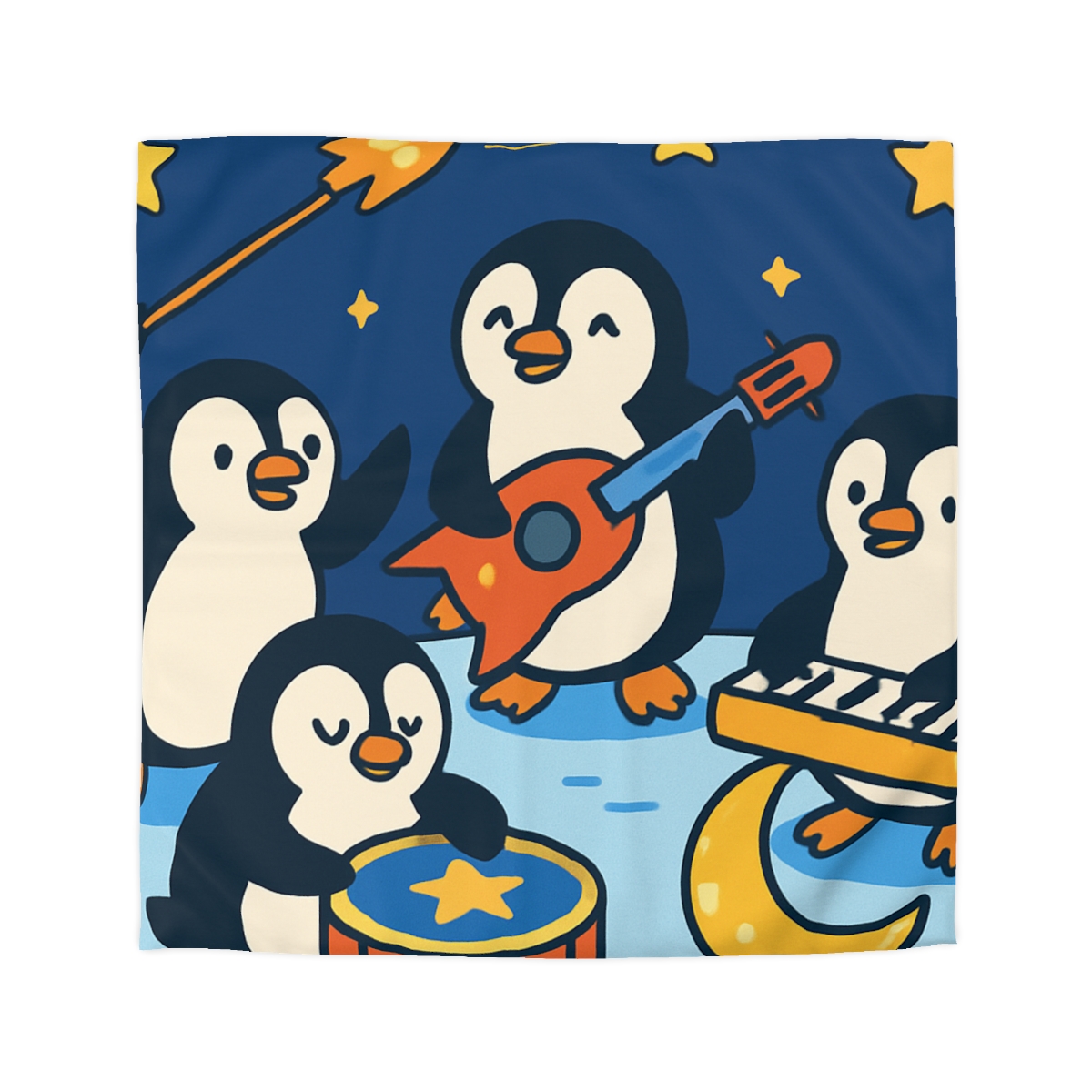 Starlight Symphony Penguin Band unique patterned duvets