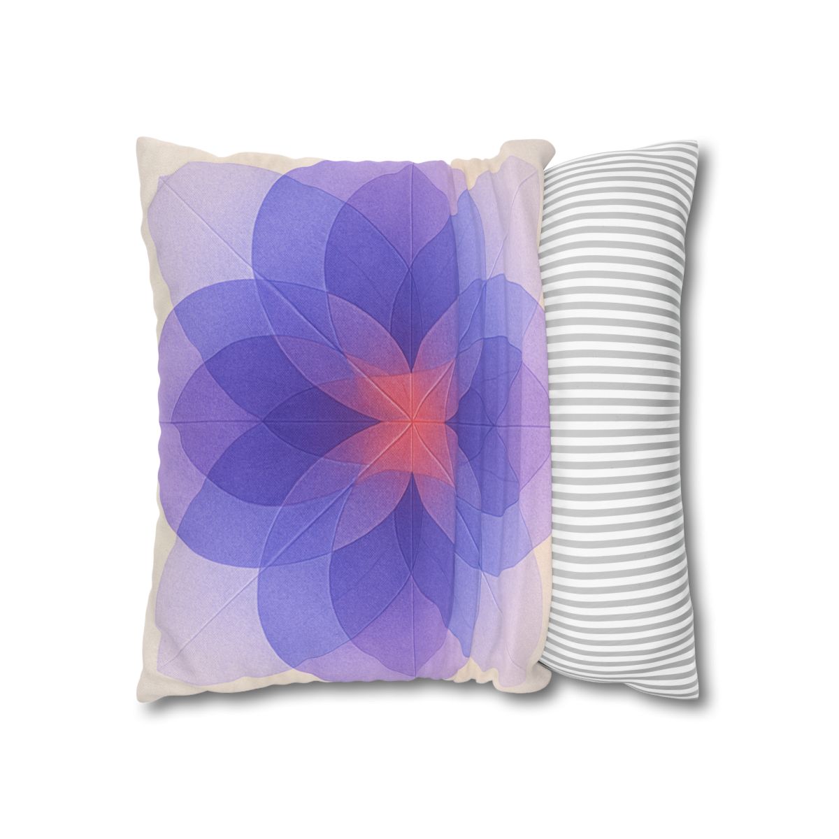 Petal Prism Overlap custom pillow cases