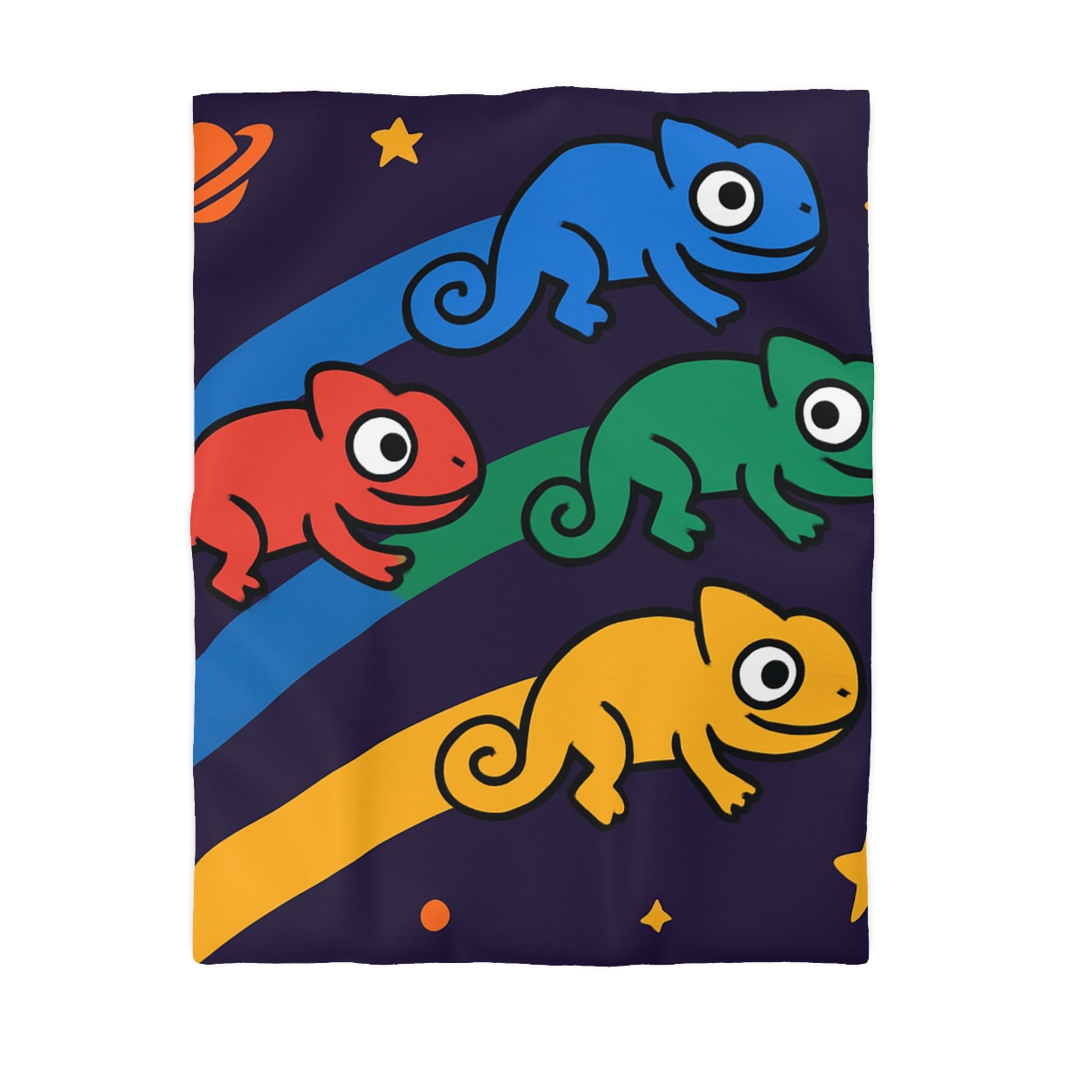 Comet Chameleons Color Changing Race stylish duvet covers