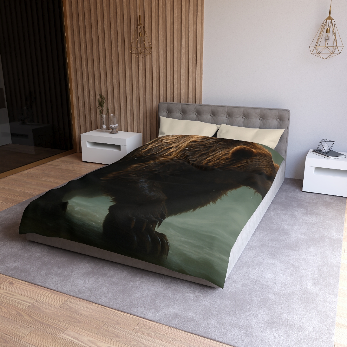 River King Grizzly Bear stylish duvet covers
