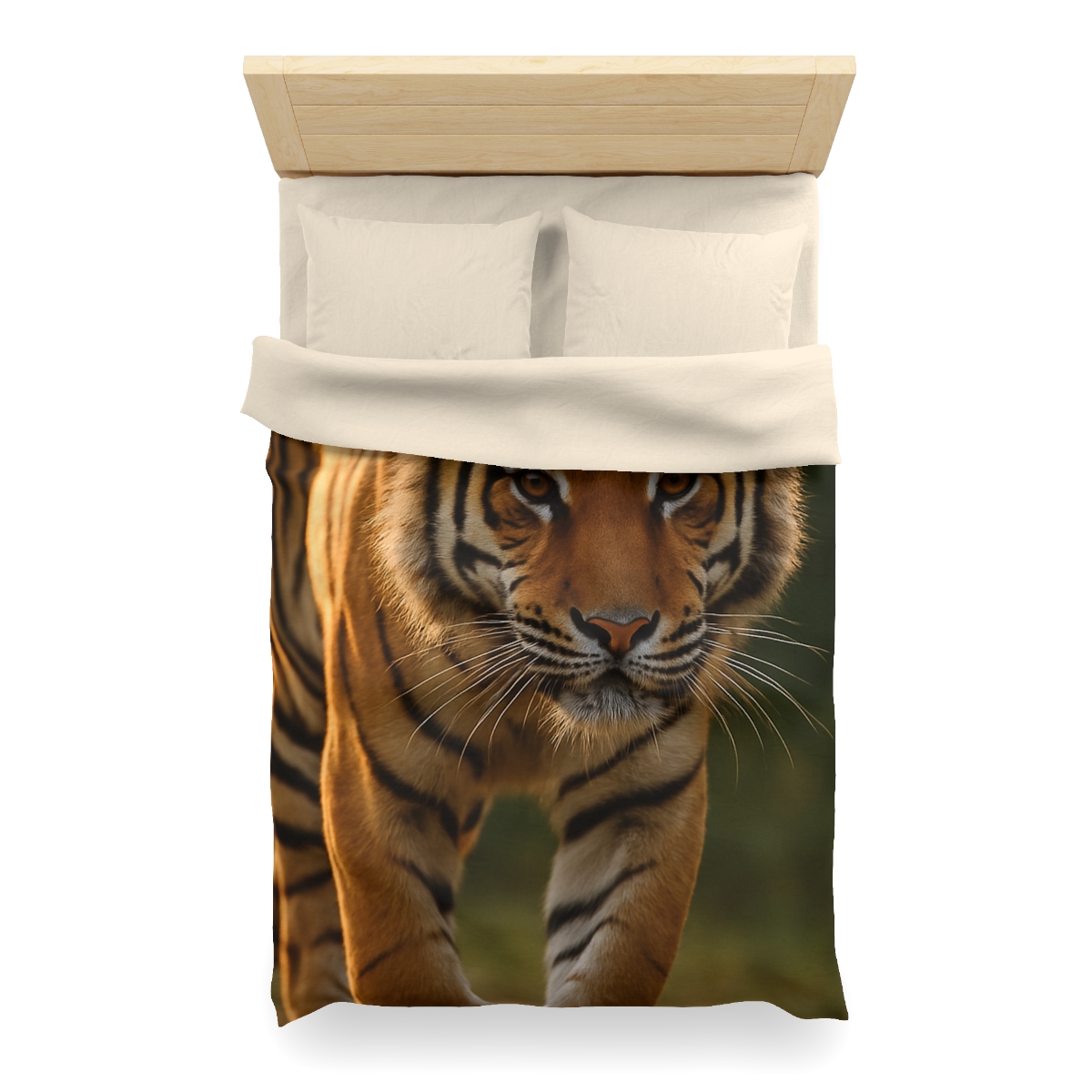 Forest Stalker Bengal Tiger designer printed duvets