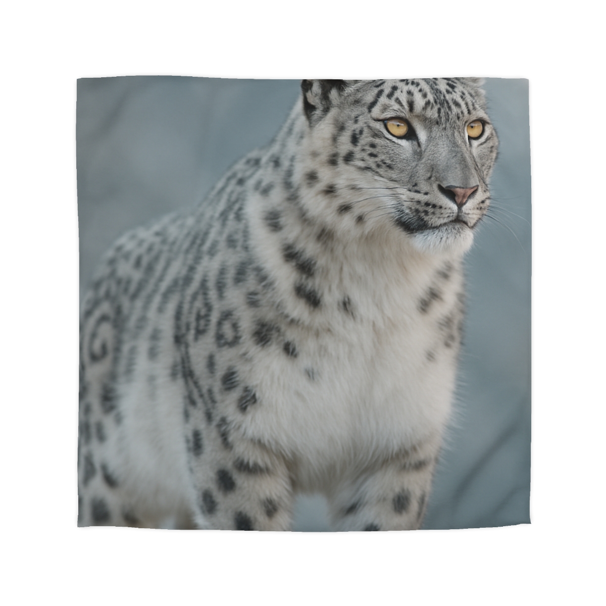 Ridge Phantom Snow Leopard soft comforter duvets