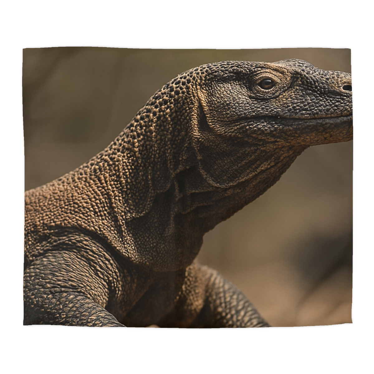 Ancient Sentinel Komodo Dragon soft comforter duvets