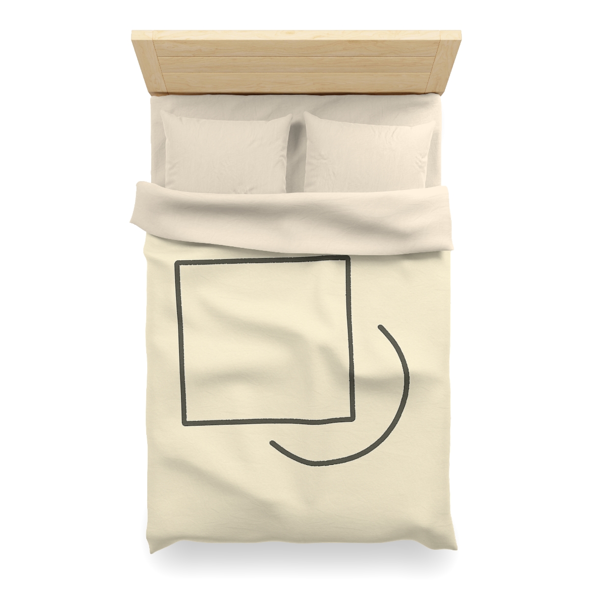 Offset Frame With Crescent Anchor warm winter duvets