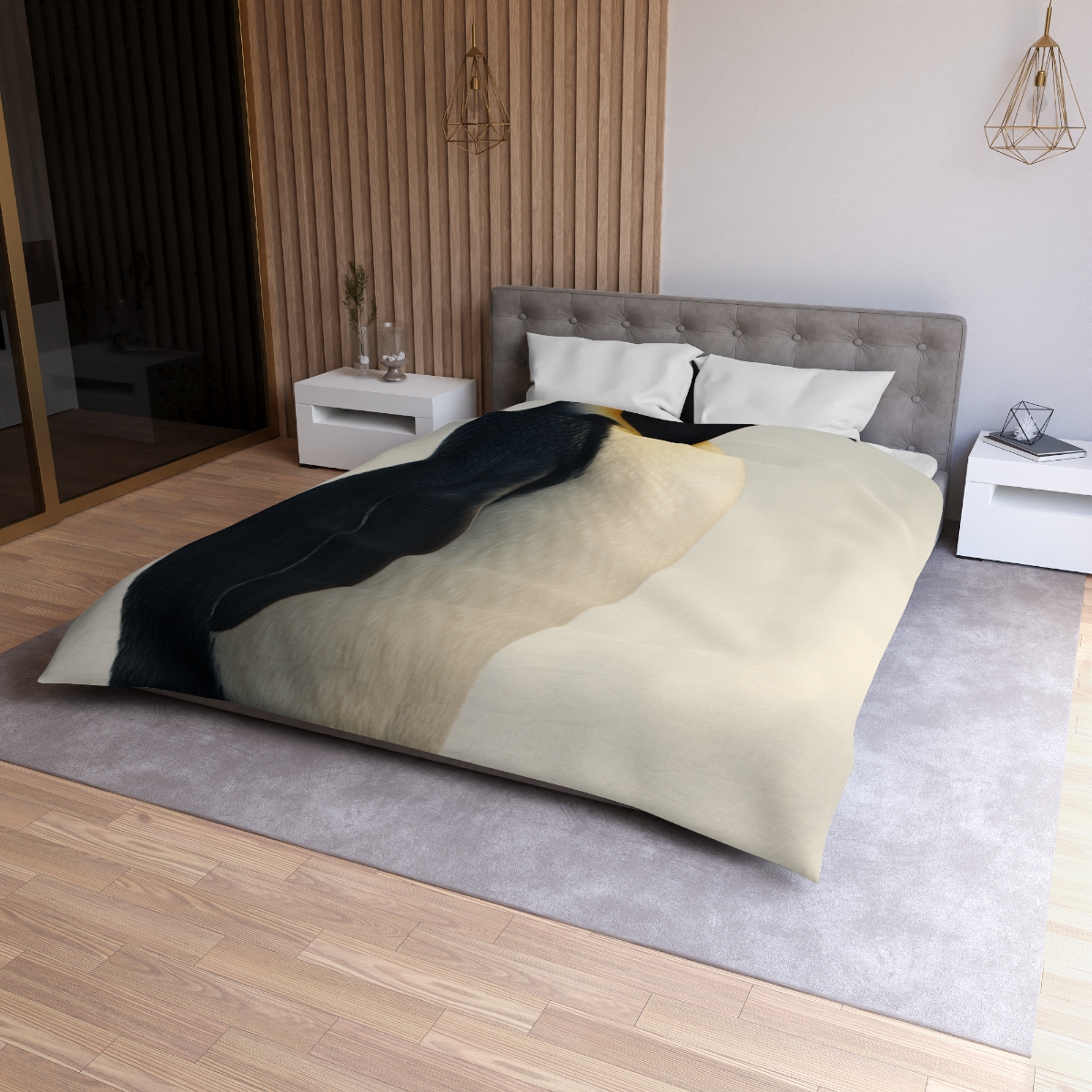 Aurora Hush Emperor Penguin warm winter duvets