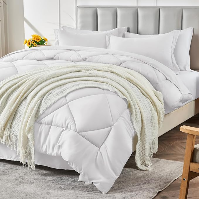 7 Pieces Comforter Set For All Seasons