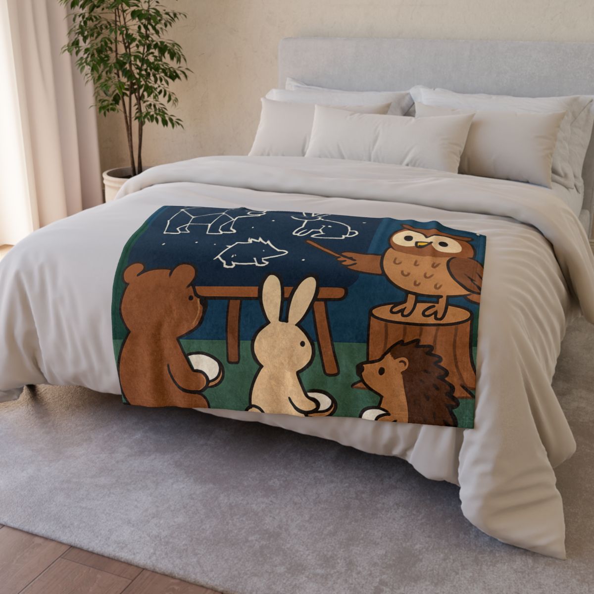 Constellation Classroom Of Forest Animals unique gift blanketscustom blankets